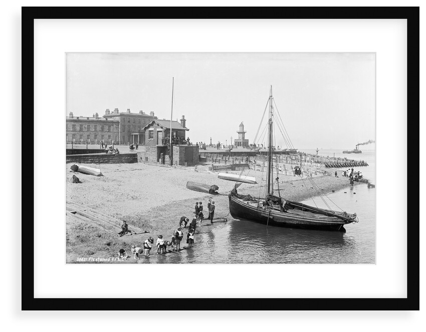Beach and customs watch house, Fleetwood, Lancashire by National Maritime Museum