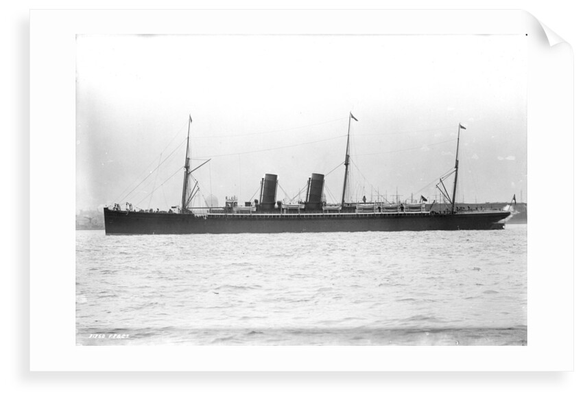 Passenger liner 'Umbria' (Br, 1884) Cunard S S Co Ltd. by Francis Frith & Co.