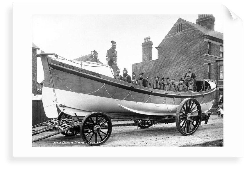 Lifeboat crew, Skegness, Lincolnshire by Francis Frith & Co.
