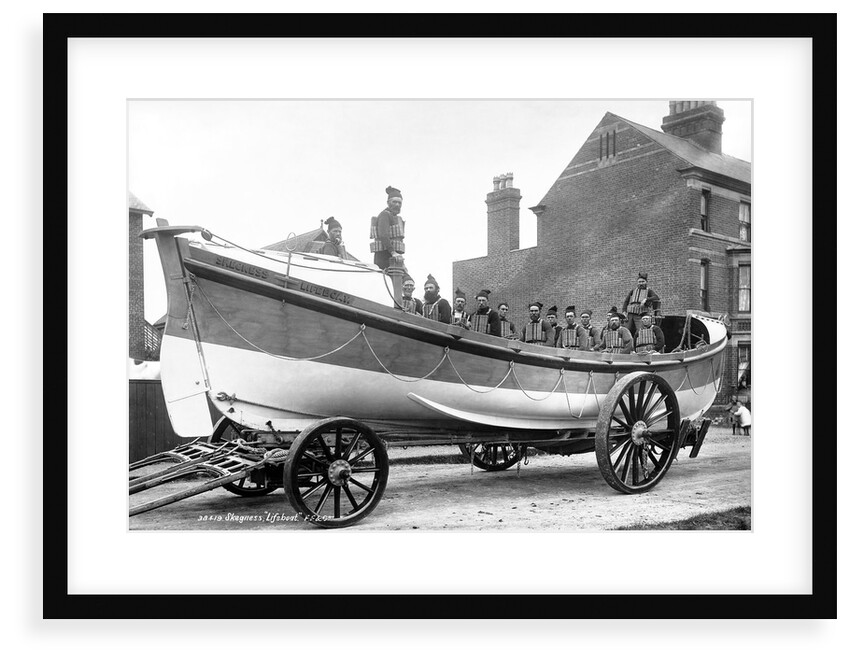 Lifeboat crew, Skegness, Lincolnshire by Francis Frith & Co.