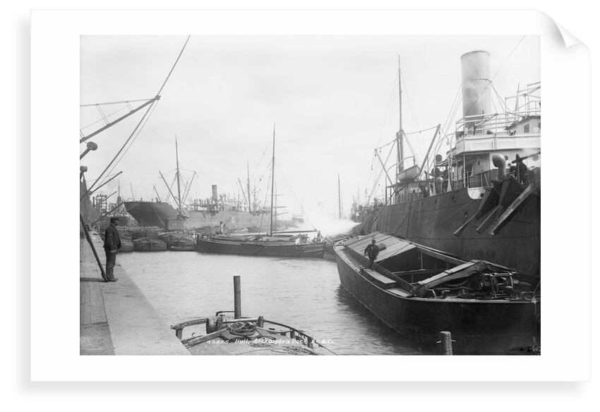 'Dido' (Br, 1896), discharging cargo into barges by unknown