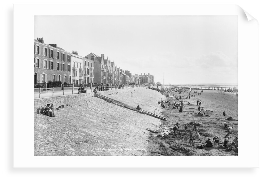 Seafront and beach, Burnham-on-Sea, Somerset by Francis Frith & Co.