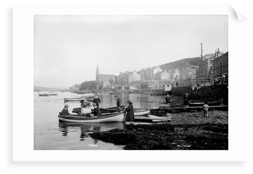 Port Bannatyne, Island of Bute. A view of the town and foreshore. by Francis Frith & Co.