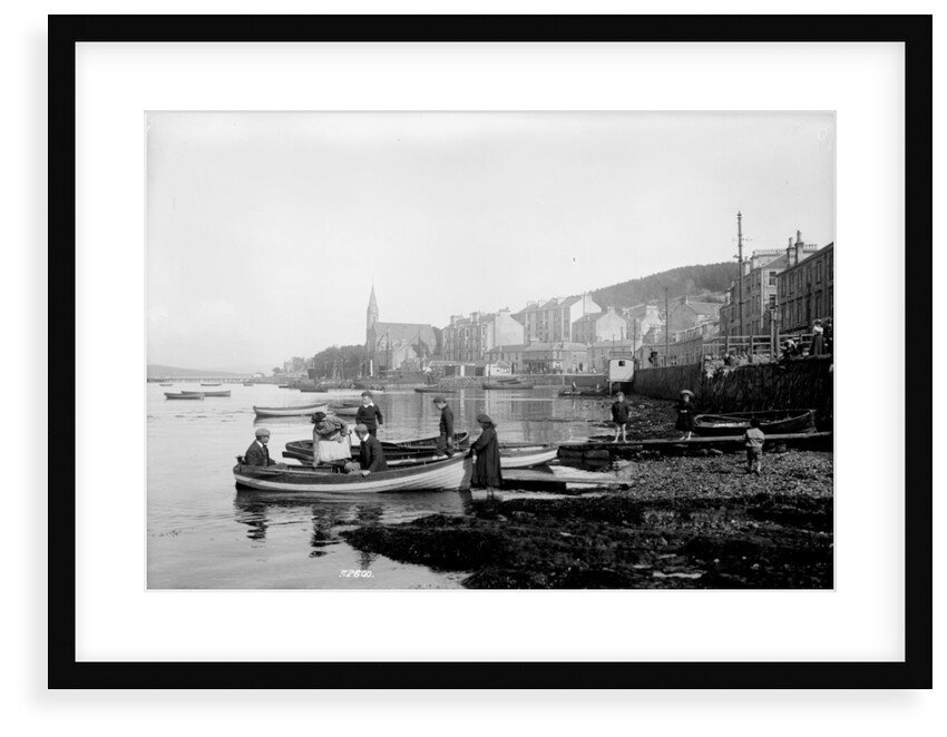 Port Bannatyne, Island of Bute. A view of the town and foreshore. by Francis Frith & Co.