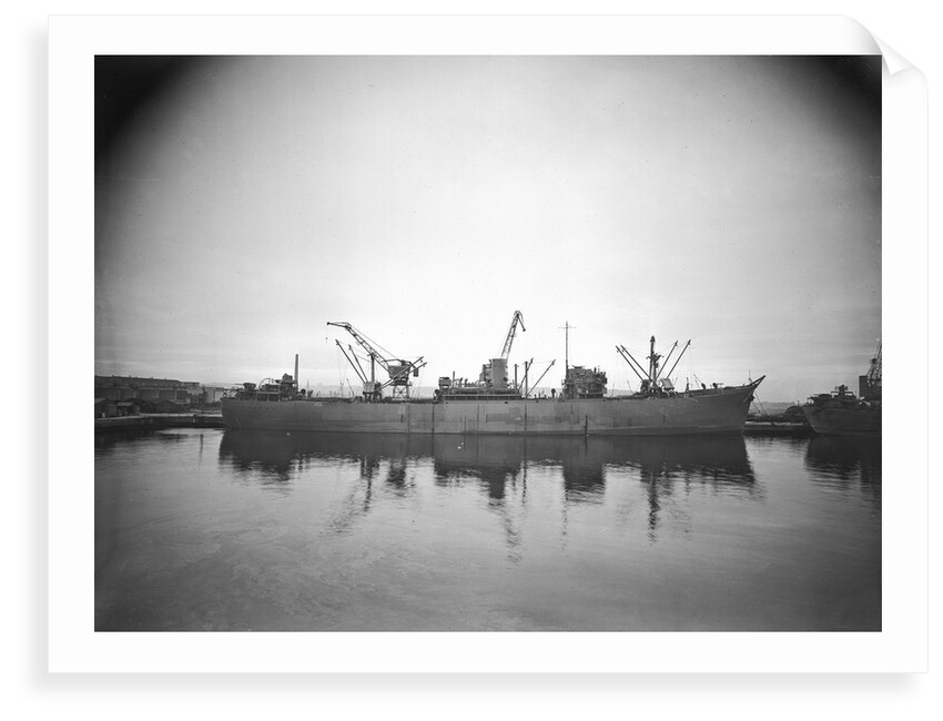 'Kong Sverre' (No, 1941), ex 'Empire Grenfell', at quayside, Liverpool, prior to 22 June 1943 by unknown