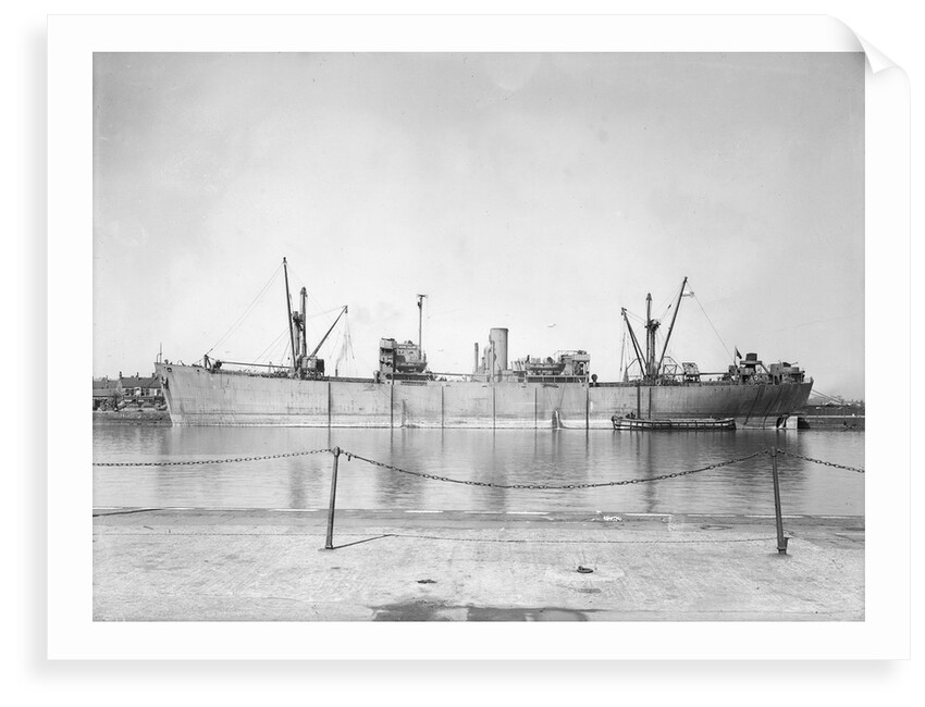 'Ocean Gallant' (Br, 1942), at quayside by unknown