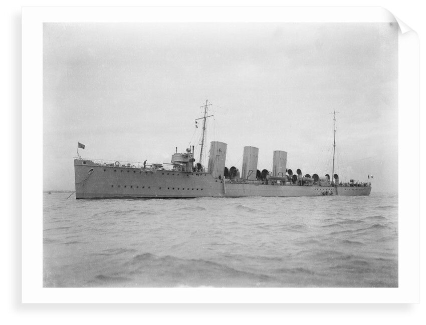 Torpedo boat destroyer, flotilla leader HMS 'Swift' (1907) by unknown