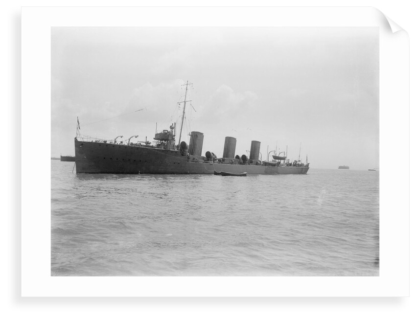 Torpedo boat destroyer HMS 'Cossack' (1907) by unknown