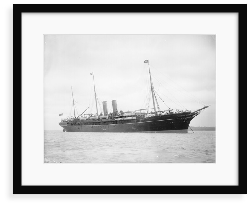Passenger liner 'Atrato' (Br, 1888) at anchor by unknown