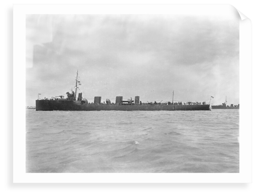 Torpedo boat destroyer 'Zulu' (1909) by unknown