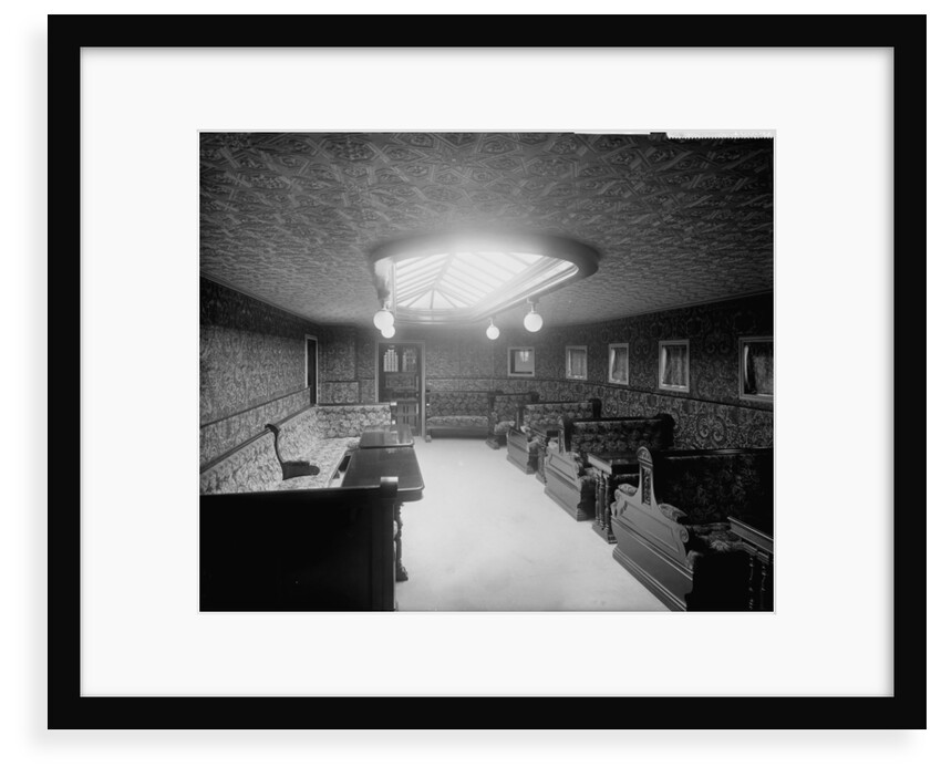 First Class Smoking Room of the 'Australia' (1892) by Bedford Lemere & Co.
