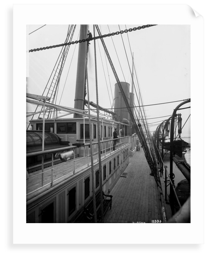 Deck view on the 'Rome' (1881) by Bedford Lemere & Co.
