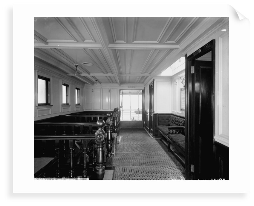 Second Class Entrance on the 'Omrah' (1899) by Bedford Lemere & Co.