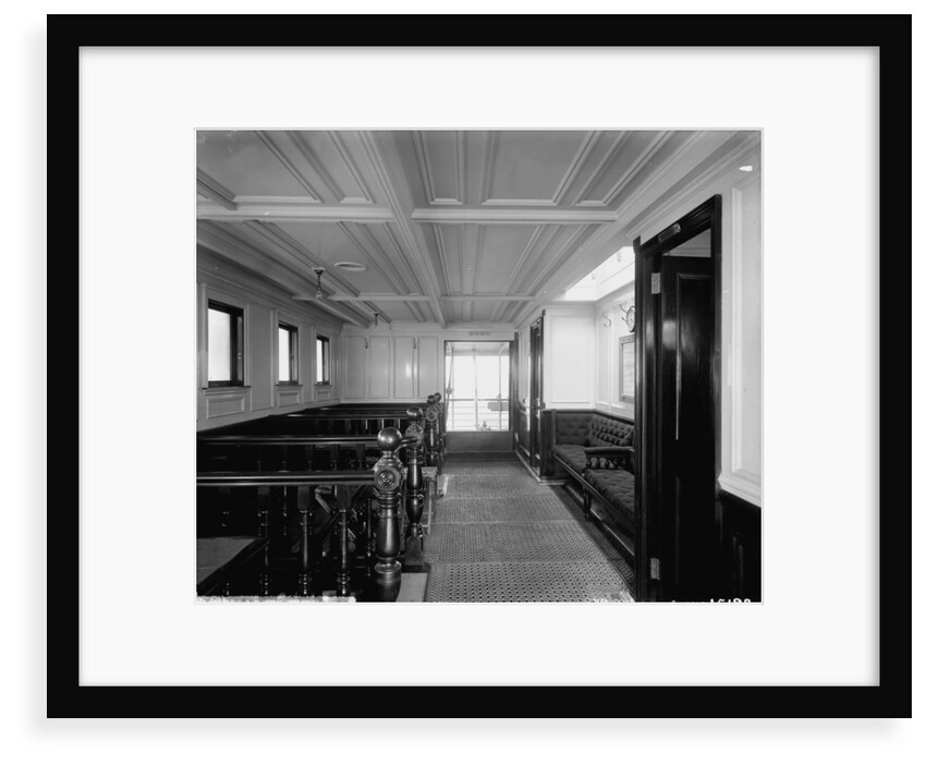 Second Class Entrance on the 'Omrah' (1899) by Bedford Lemere & Co.