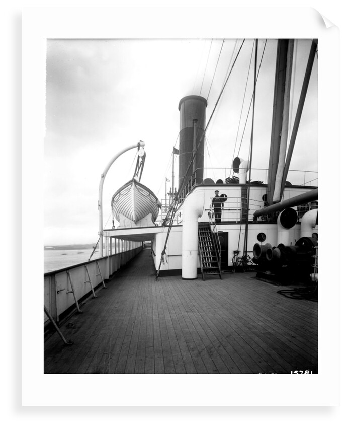Bridge Deck on the 'Saxonia' (1900) by Bedford Lemere & Co.