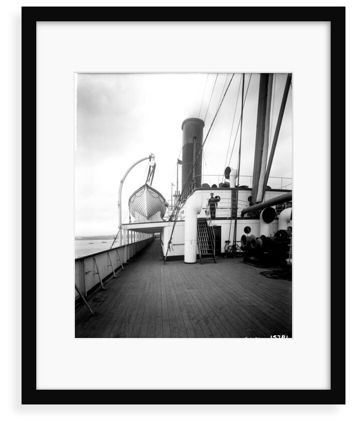 Bridge Deck on the 'Saxonia' (1900) by Bedford Lemere & Co.