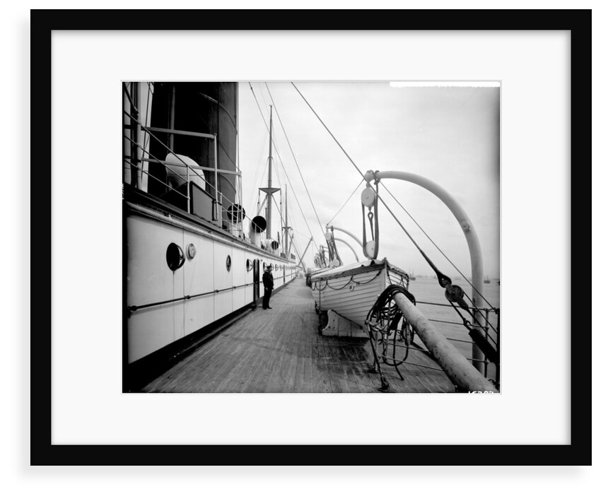 Boat Deck on the 'Saxonia' (1900) by Bedford Lemere & Co.