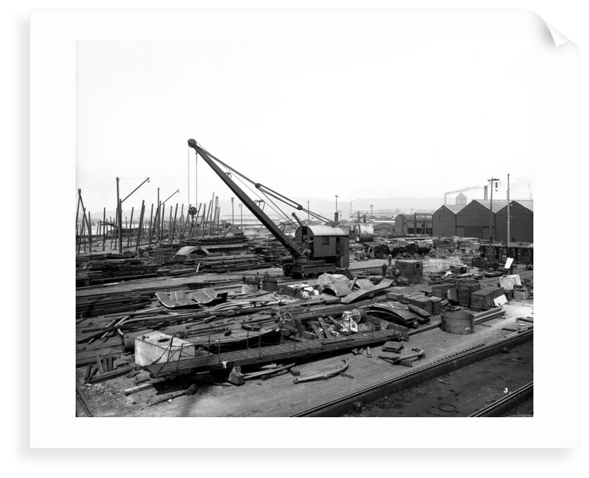West Yard at John Brown & Co. Ltd, Clydebank, 1901 by Bedford Lemere & Co.