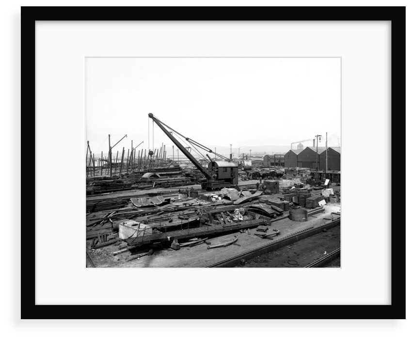 West Yard at John Brown & Co. Ltd, Clydebank, 1901 by Bedford Lemere & Co.