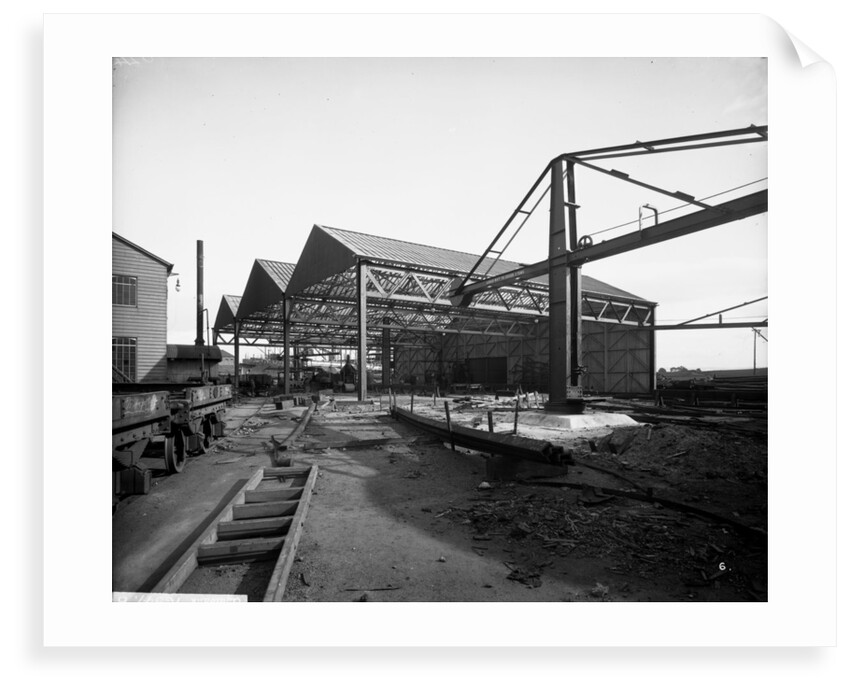 Beam Shed at John Brown & Co. Ltd, Clydebank, 1901 by Bedford Lemere & Co.