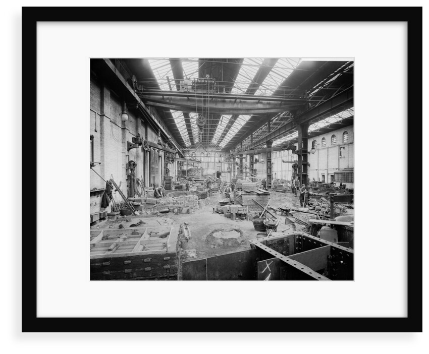 Brass Foundry at John Brown & Co. Ltd, Clydebank, 1901 by Bedford Lemere & Co.