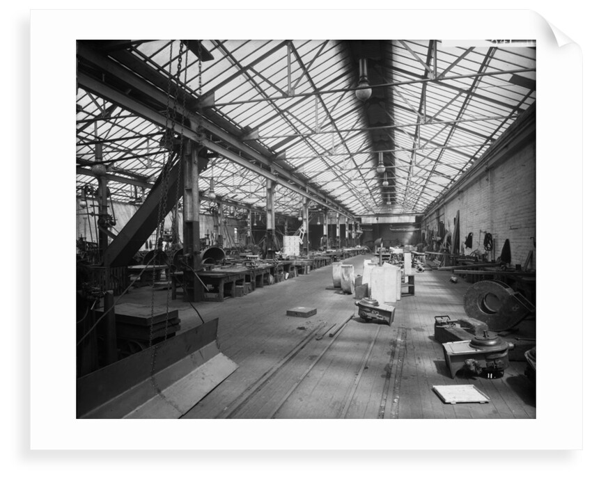 Sheet Iron Shop at John Brown & Co. Ltd, Clydebank, 1901 by Bedford Lemere & Co.