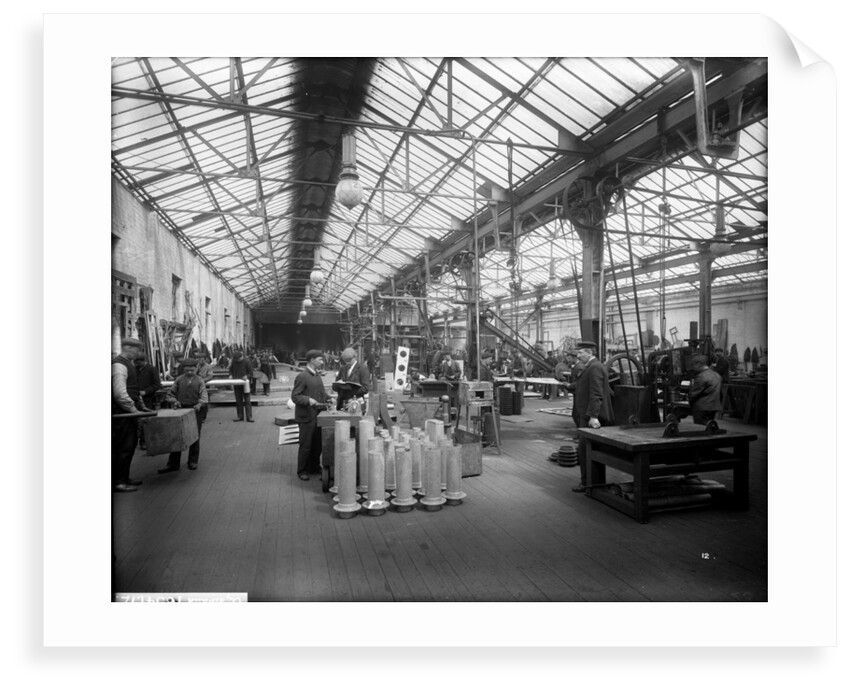 Sheet Iron Shop at John Brown & Co. Ltd, Clydebank, 1901 by Bedford Lemere & Co.