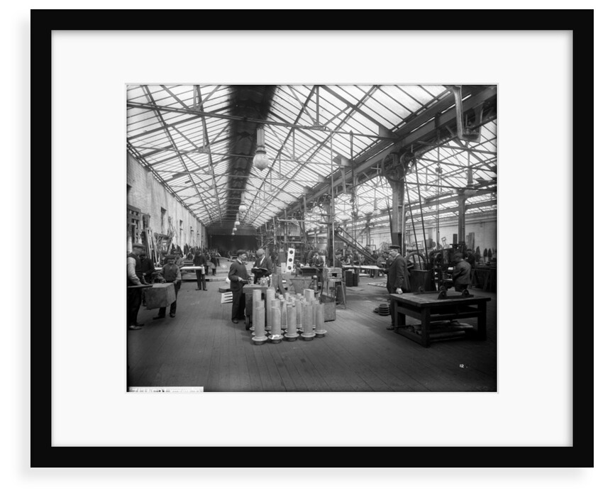 Sheet Iron Shop at John Brown & Co. Ltd, Clydebank, 1901 by Bedford Lemere & Co.