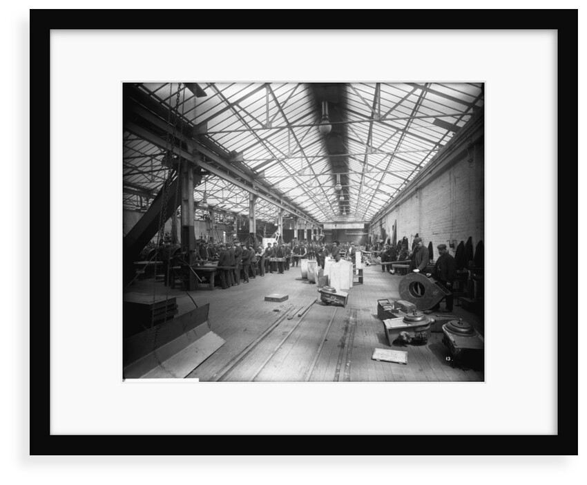 Sheet Iron Shop at John Brown & Co. Ltd, Clydebank, 1901 by Bedford Lemere & Co.