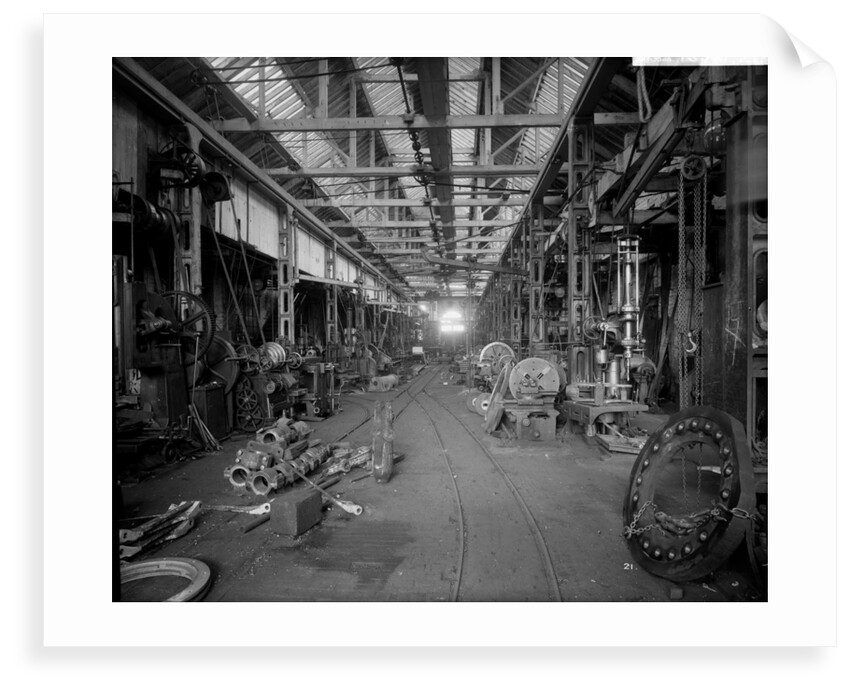 Shipyard Engineers' Shop at John Brown & Co. Ltd, Clydebank, 1901 by Bedford Lemere & Co.