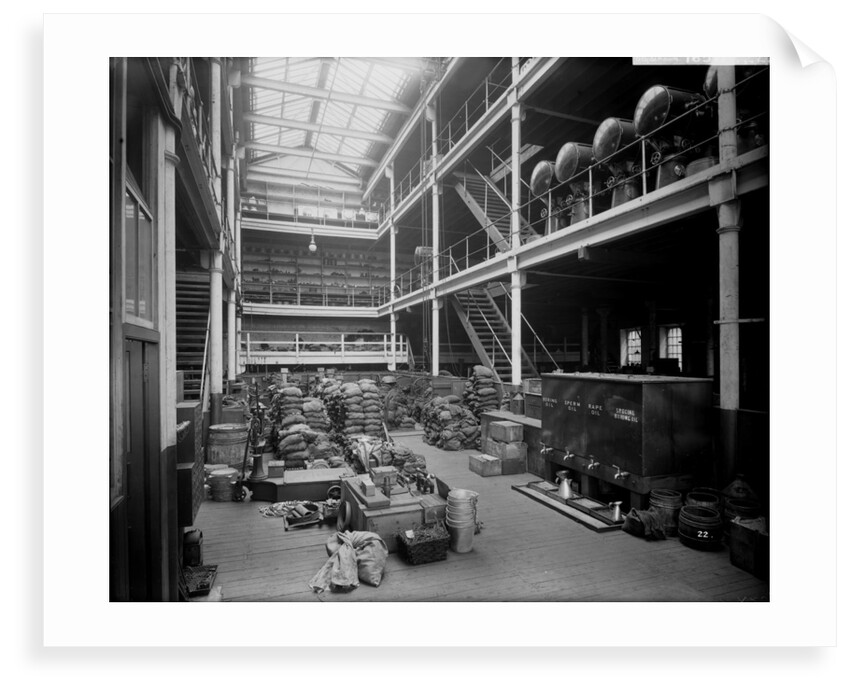 Shipyard General Store at John Brown & Co. Ltd, Clydebank, 1901 by Bedford Lemere & Co.