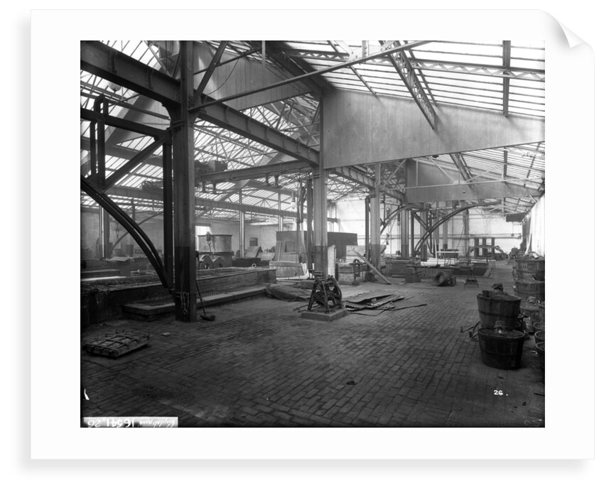 Galvanizing Shop at John Brown & Co. Ltd, Clydebank, 1901 by Bedford Lemere & Co.