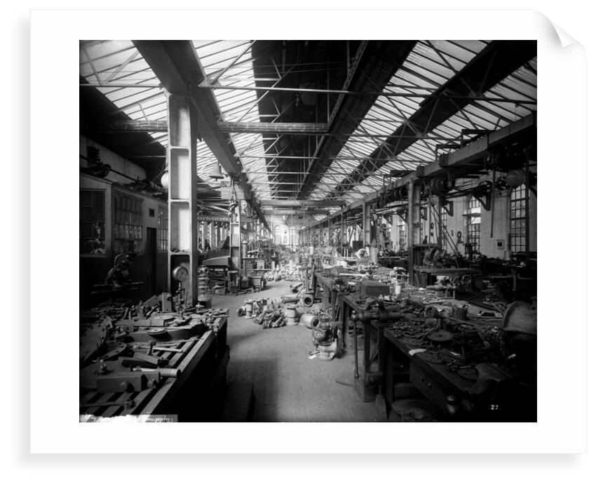 Brass-Finishing Shop at John Brown & Co. Ltd, Clydebank, 1901 by Bedford Lemere & Co.
