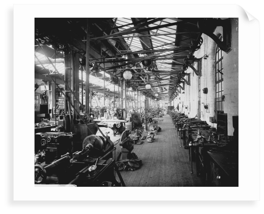 Brass-Finishing Shop at John Brown & Co. Ltd, Clydebank, 1901 by Bedford Lemere & Co.