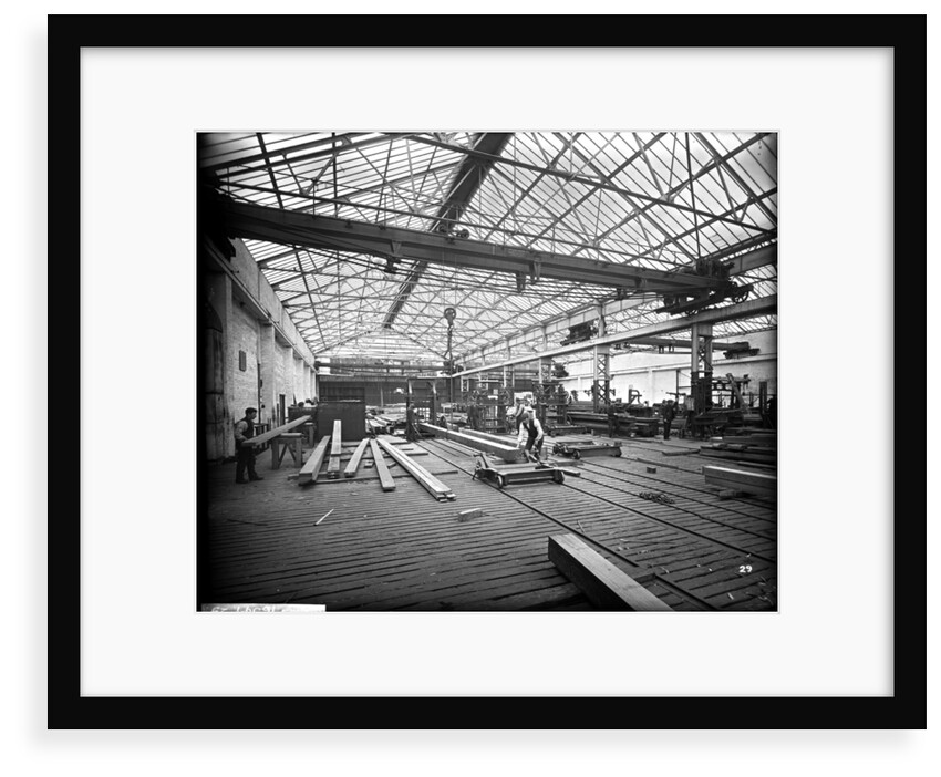 Sawmill at John Brown & Co. Ltd, Clydebank, 1901 by Bedford Lemere & Co.