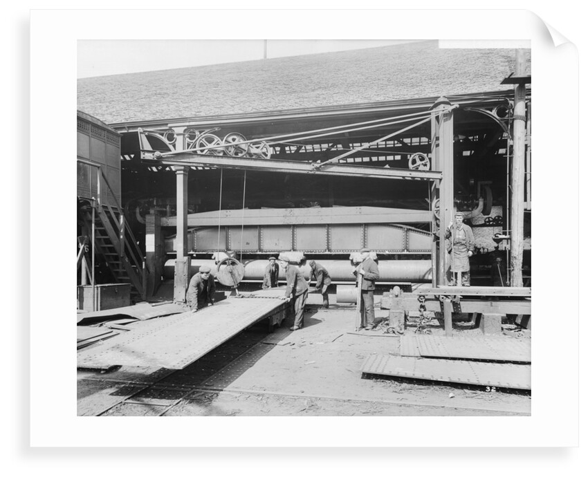 Plate-bending rolls at John Brown & Co. Ltd, Clydebank, 1901 by Bedford Lemere & Co.