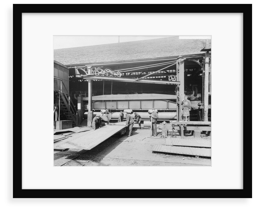 Plate-bending rolls at John Brown & Co. Ltd, Clydebank, 1901 by Bedford Lemere & Co.