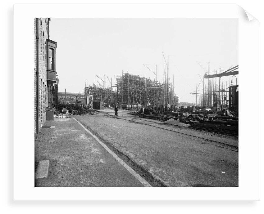 Building berths at John Brown & Co. Ltd, Clydebank, 1901 by Bedford Lemere & Co.