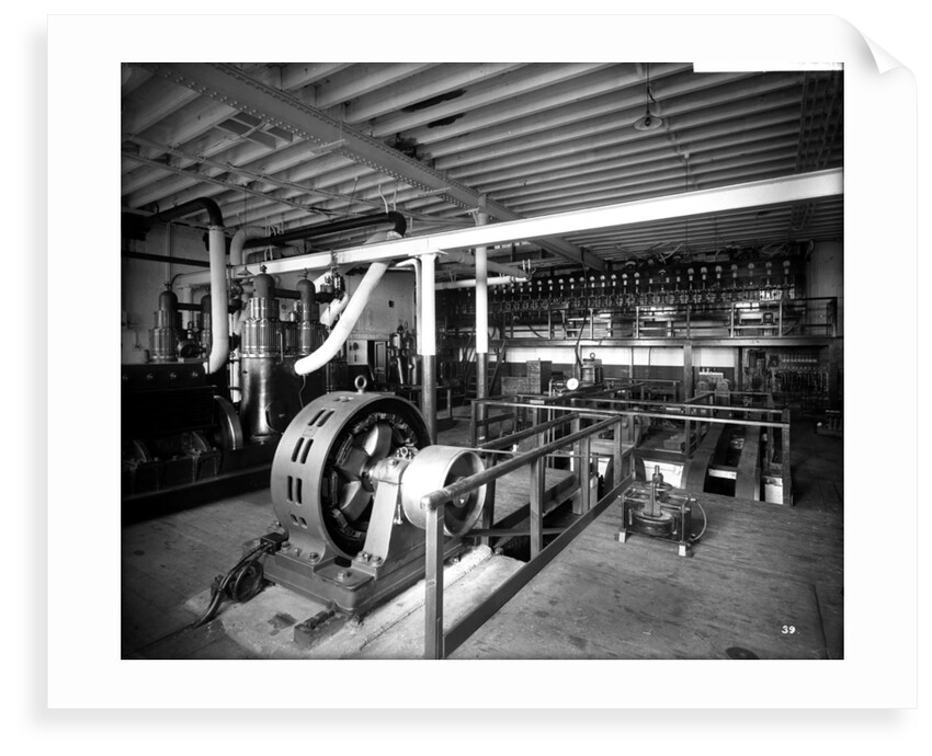 Shipyard generating station at John Brown & Co. Ltd, Clydebank, 1901 by Bedford Lemere & Co.