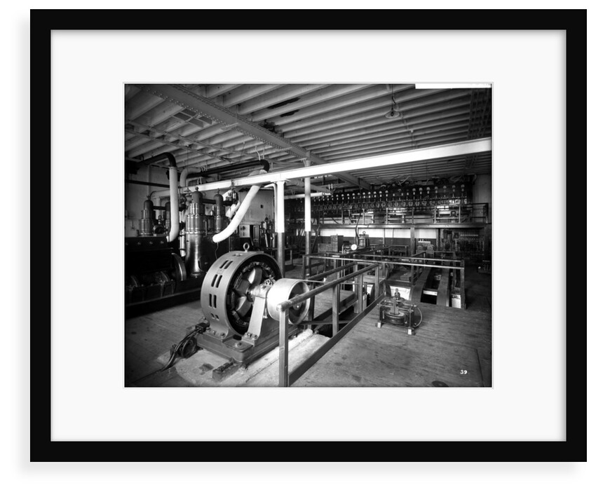 Shipyard generating station at John Brown & Co. Ltd, Clydebank, 1901 by Bedford Lemere & Co.