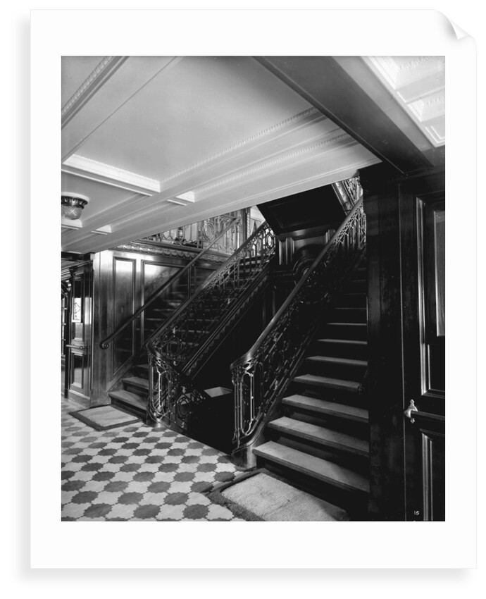 First Class Entrance on the 'Balmoral Castle' (1910) by Bedford Lemere & Co.