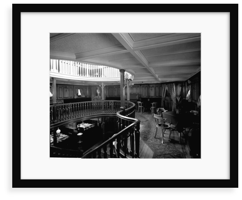 First Class Music and Recreation Room on the 'Highland Loch' (1911) by Bedford Lemere & Co.