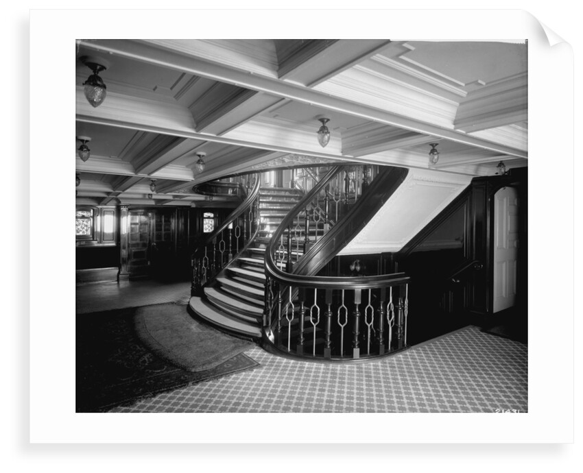 First Class Entrance on the Empress of Ireland (1906) by Bedford Lemere & Co.