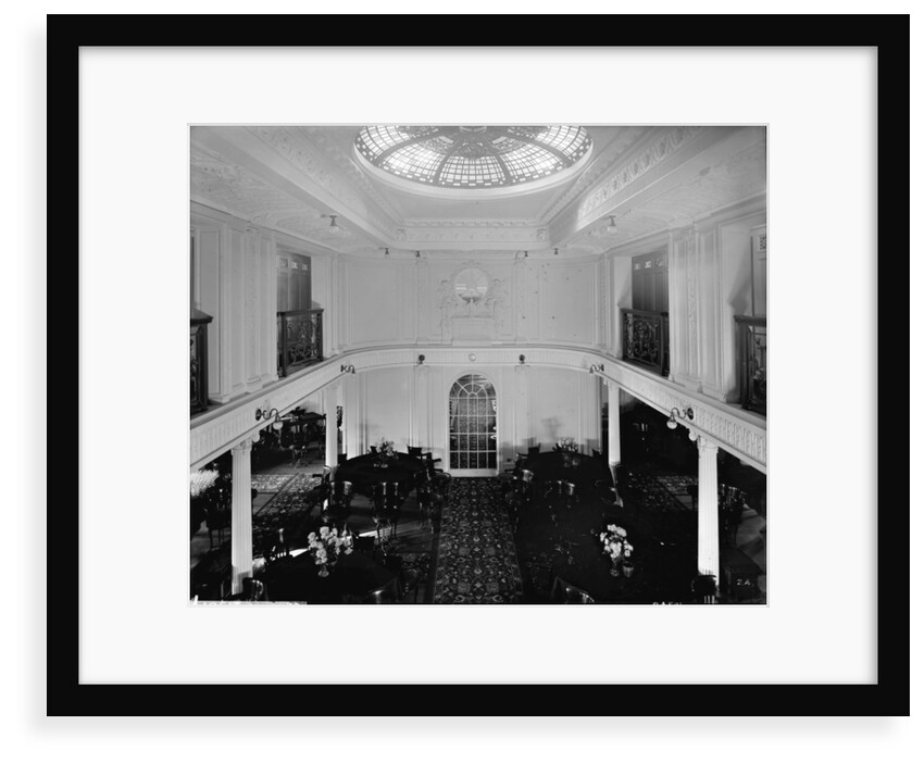 Well above the First Class Dining Saloon on the 'Orama' (1911) by Bedford Lemere & Co.