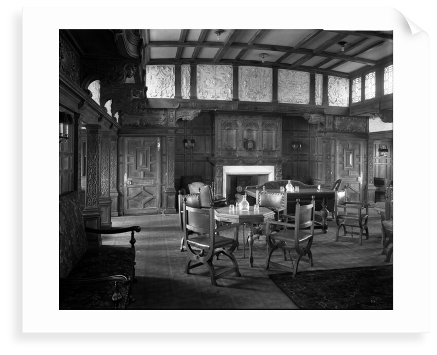 First Class Smoking Room on the 'Empress of Asia' (1913) by Bedford Lemere & Co.