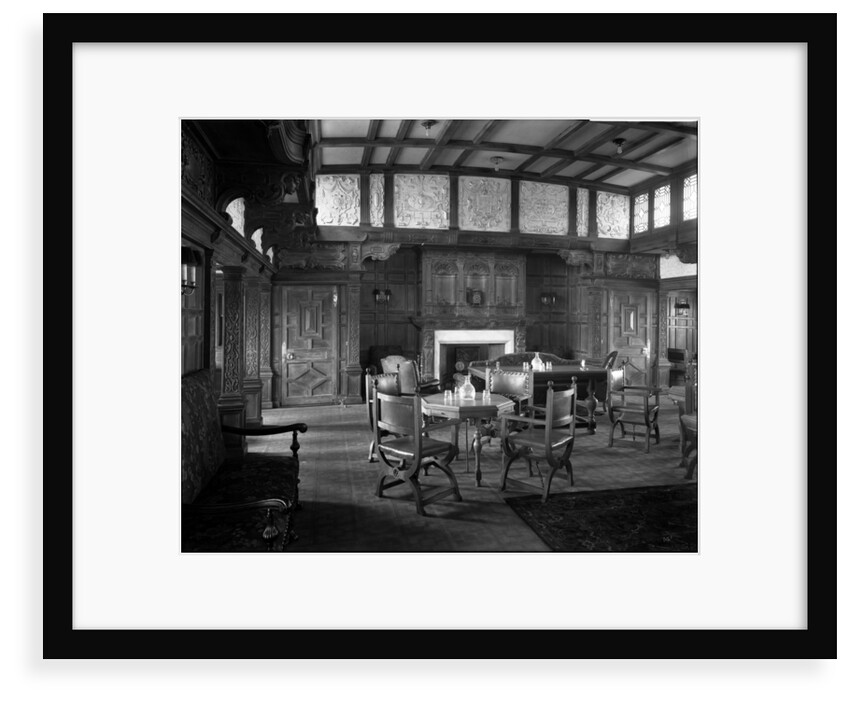 First Class Smoking Room on the 'Empress of Asia' (1913) by Bedford Lemere & Co.