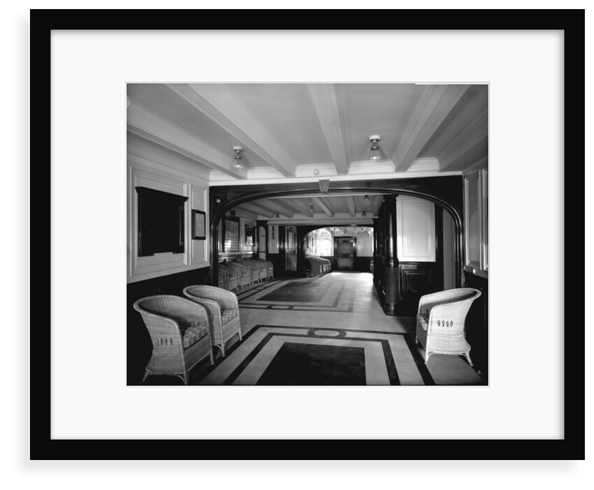 First Class Entrance on the 'Llandovery Castle' (1914) by Bedford Lemere & Co.