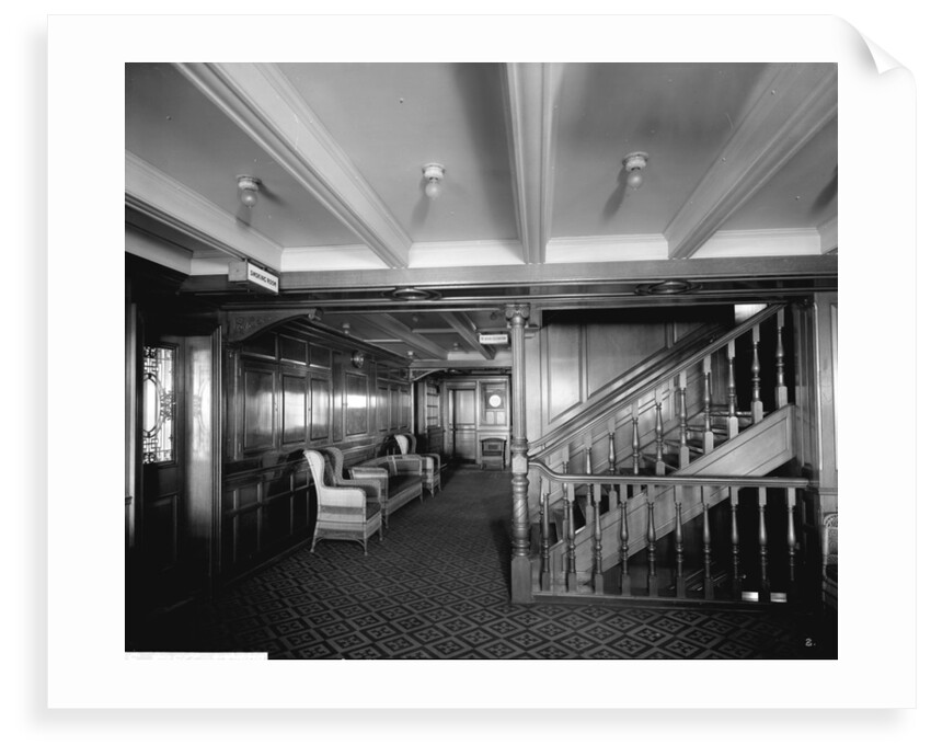 Second Class Entrance on the 'Olympic' (1911) by Bedford Lemere & Co.