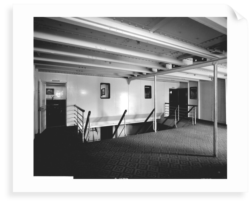 Third Class Entrance on the 'Olympic' (1911) by Bedford Lemere & Co.