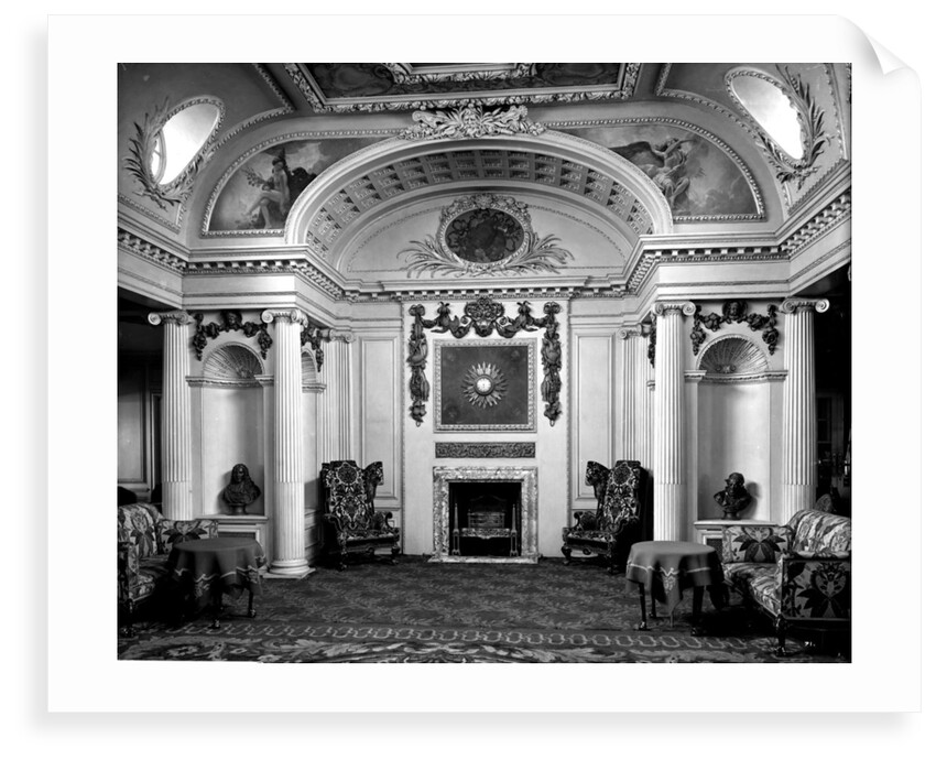 First Class Lounge on the 'Aquitania' (1914) by Bedford Lemere & Co.